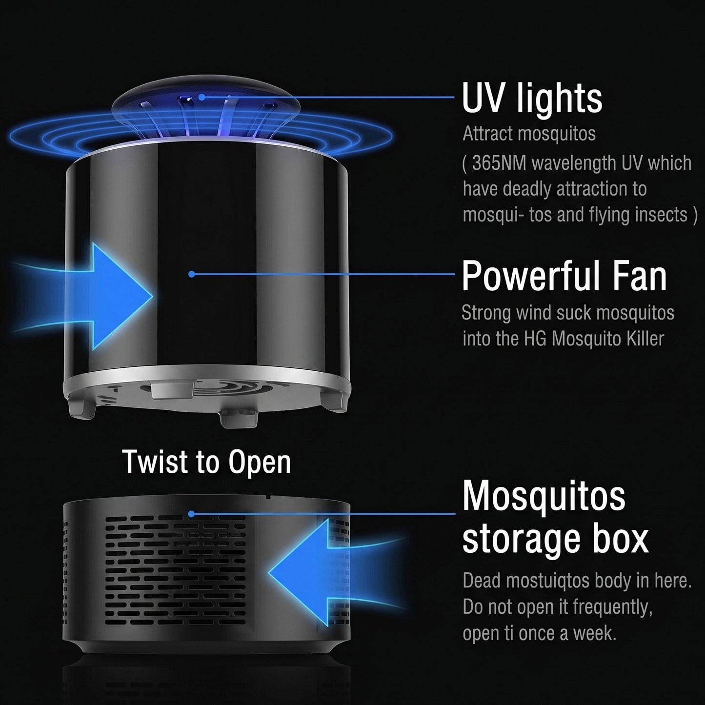 Electric UV Mosquito Killer Lamp